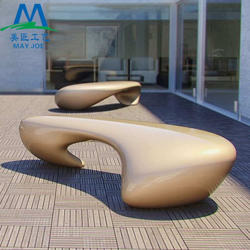 玻璃鋼座椅商場酒店美陳休閑休閑異型坐凳